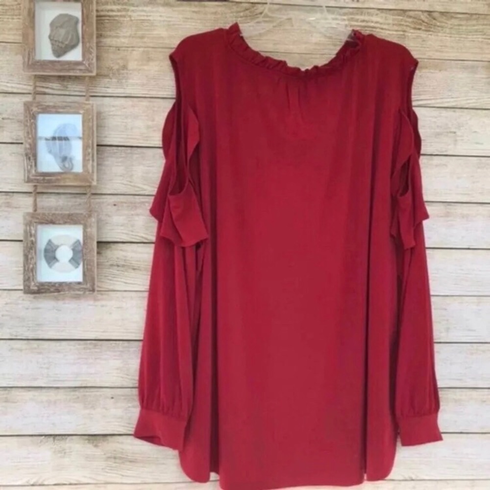 The Limited Ruffle Top Retail $78 - Picture 5 of 6